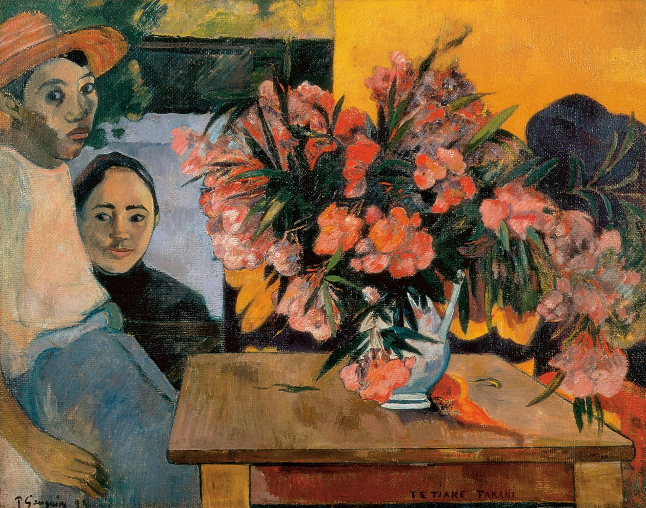 Francuski kwiat autorstwa Paul Gauguin