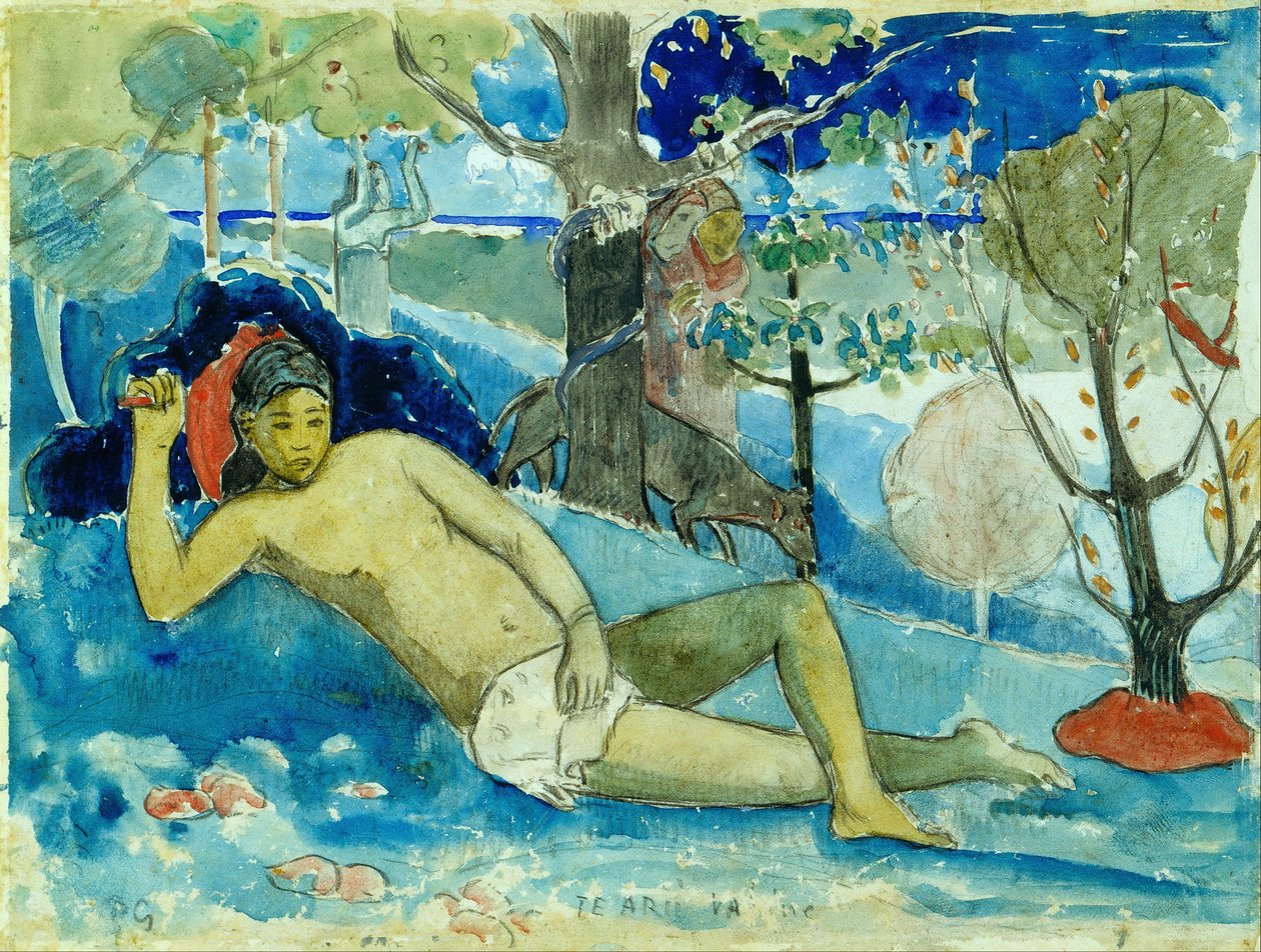 Te arii vahine (Królowa Piękna lub Szlachetna Królowa) autorstwa Paul Gauguin