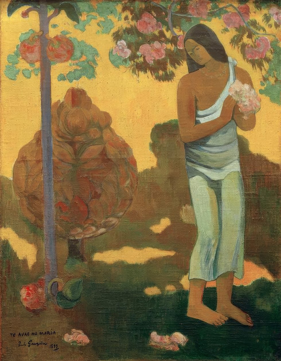 Stopy Maryi autorstwa Paul Gauguin