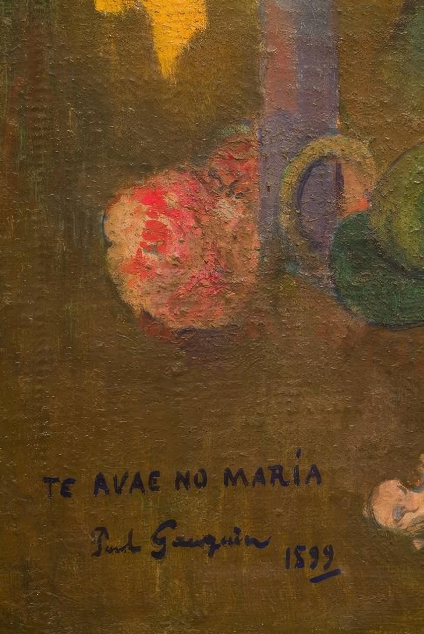 Stopy Maryi autorstwa Paul Gauguin