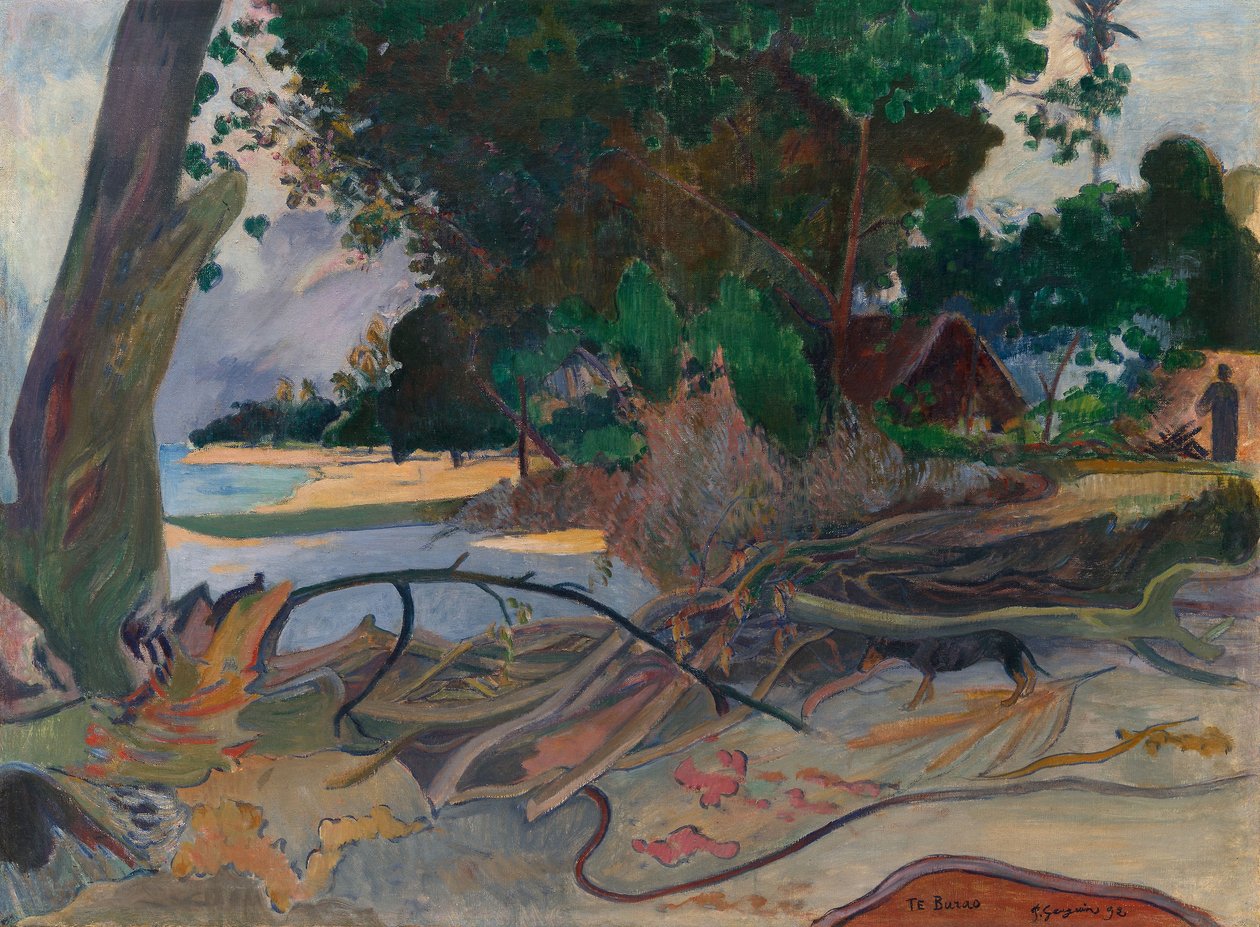 Te burao (Drzewo hibiskusa) autorstwa Paul Gauguin