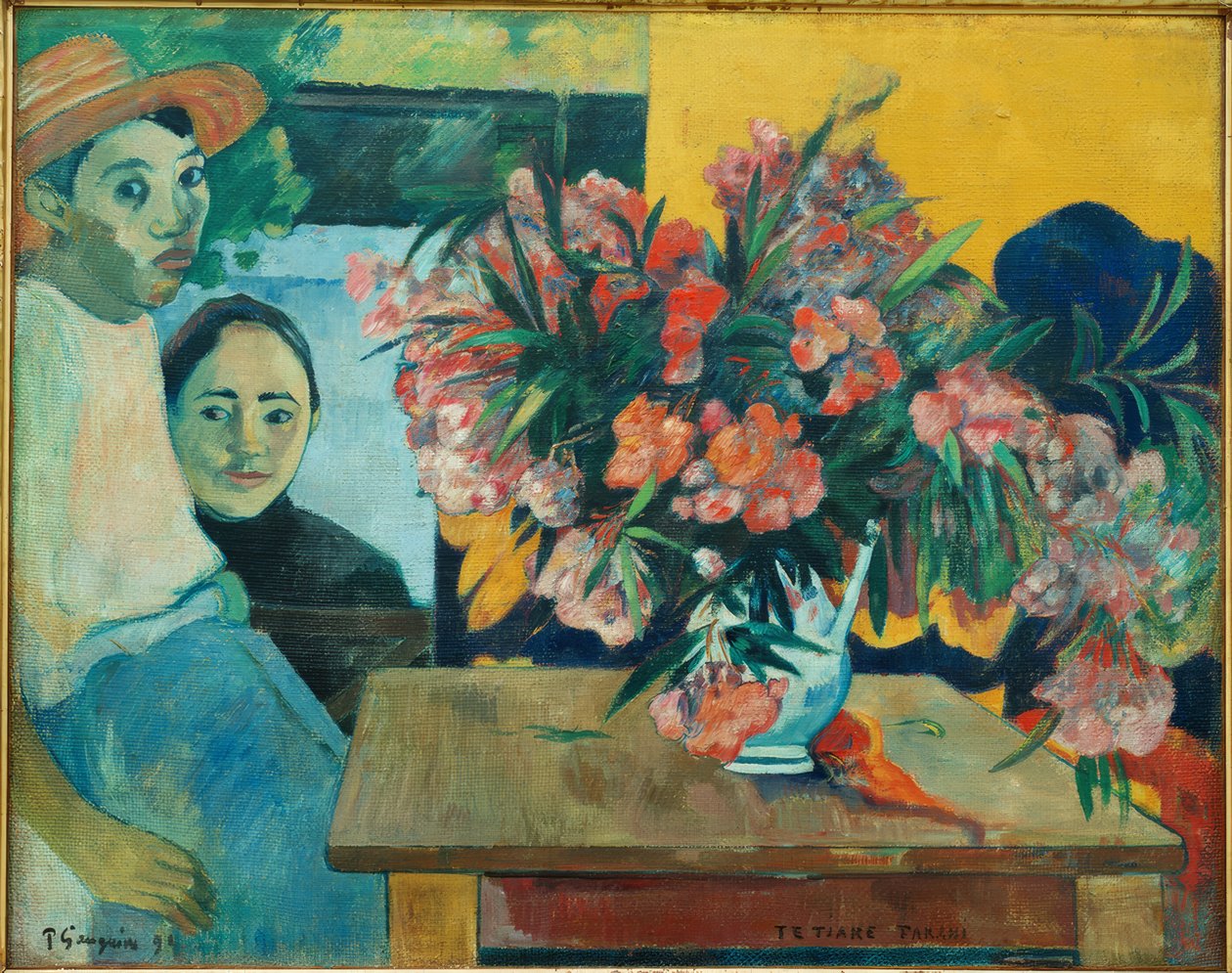 Francuski kwiat autorstwa Paul Gauguin