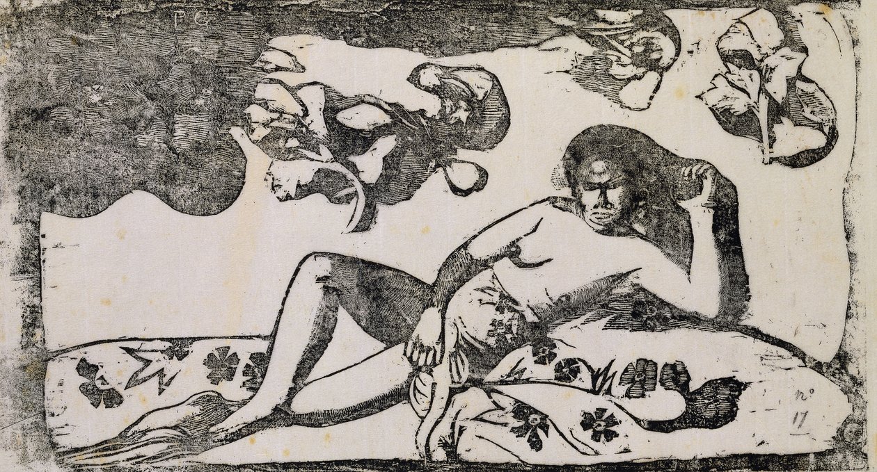 Żona króla autorstwa Paul Gauguin
