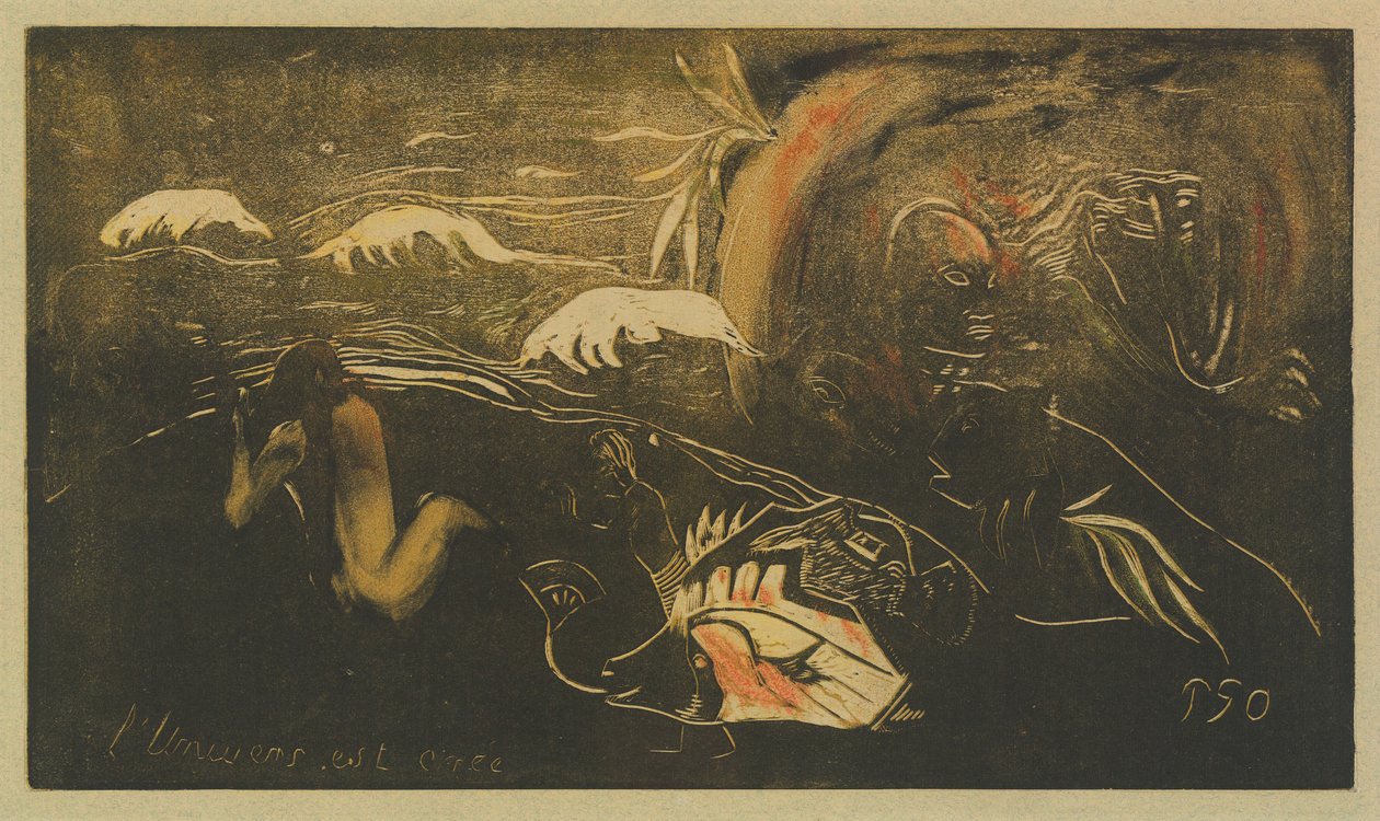 Wszechświat został stworzony autorstwa Paul Gauguin