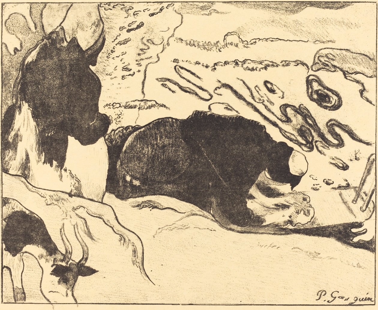 Praczki autorstwa Paul Gauguin