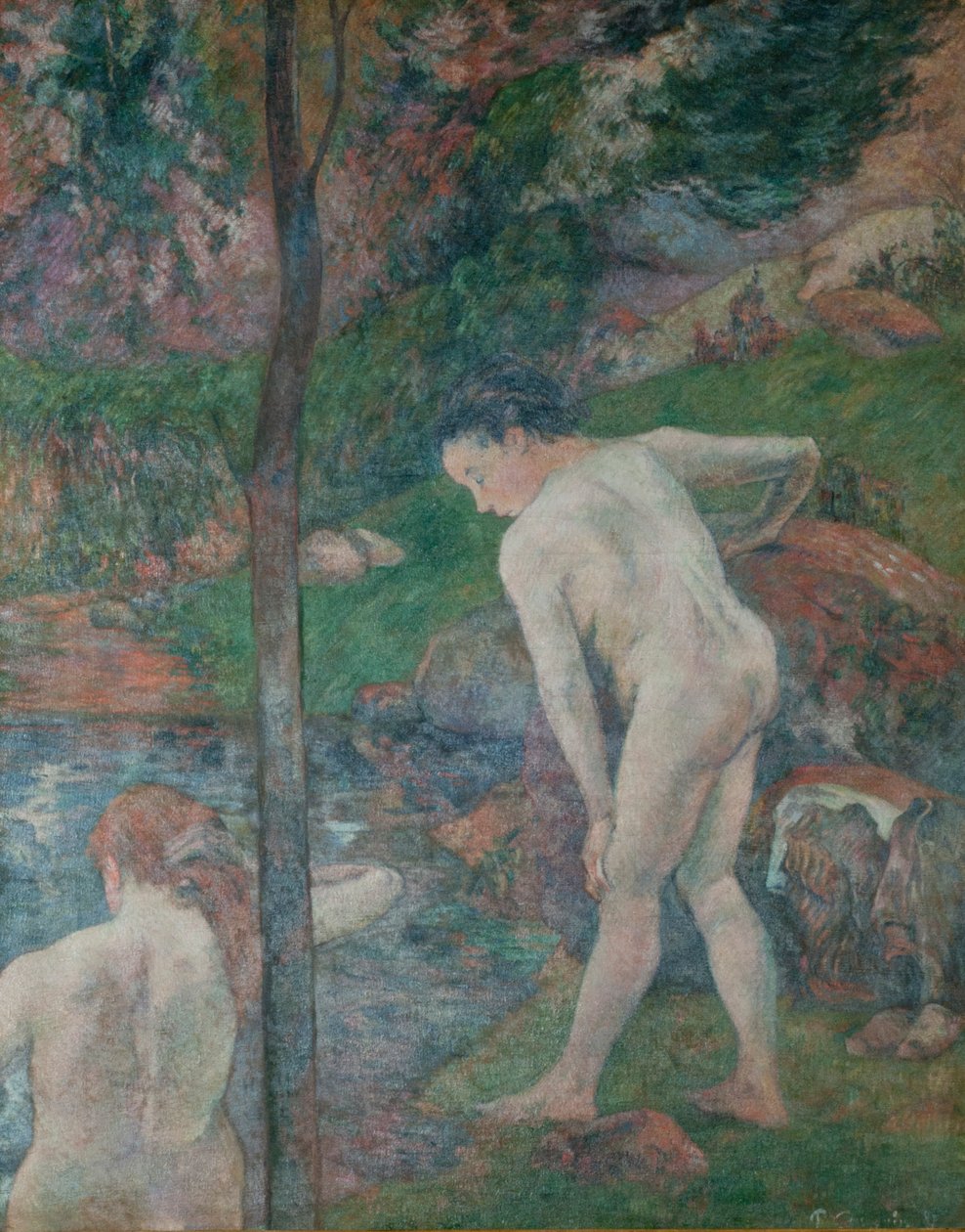 Kąpiący się autorstwa Paul Gauguin