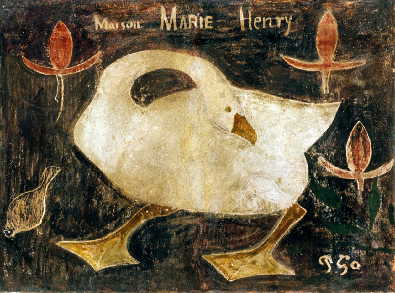 Gęś autorstwa Paul Gauguin