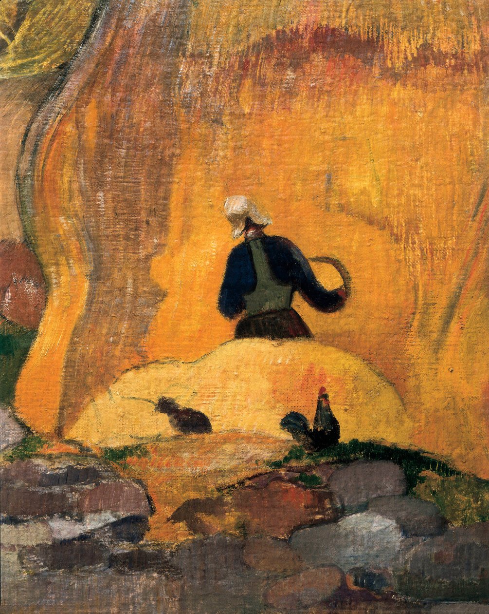Żółte kamienie młyńskie lub Żniwa Blond (detal) 1889 (olej na płótnie) autorstwa Paul Gauguin