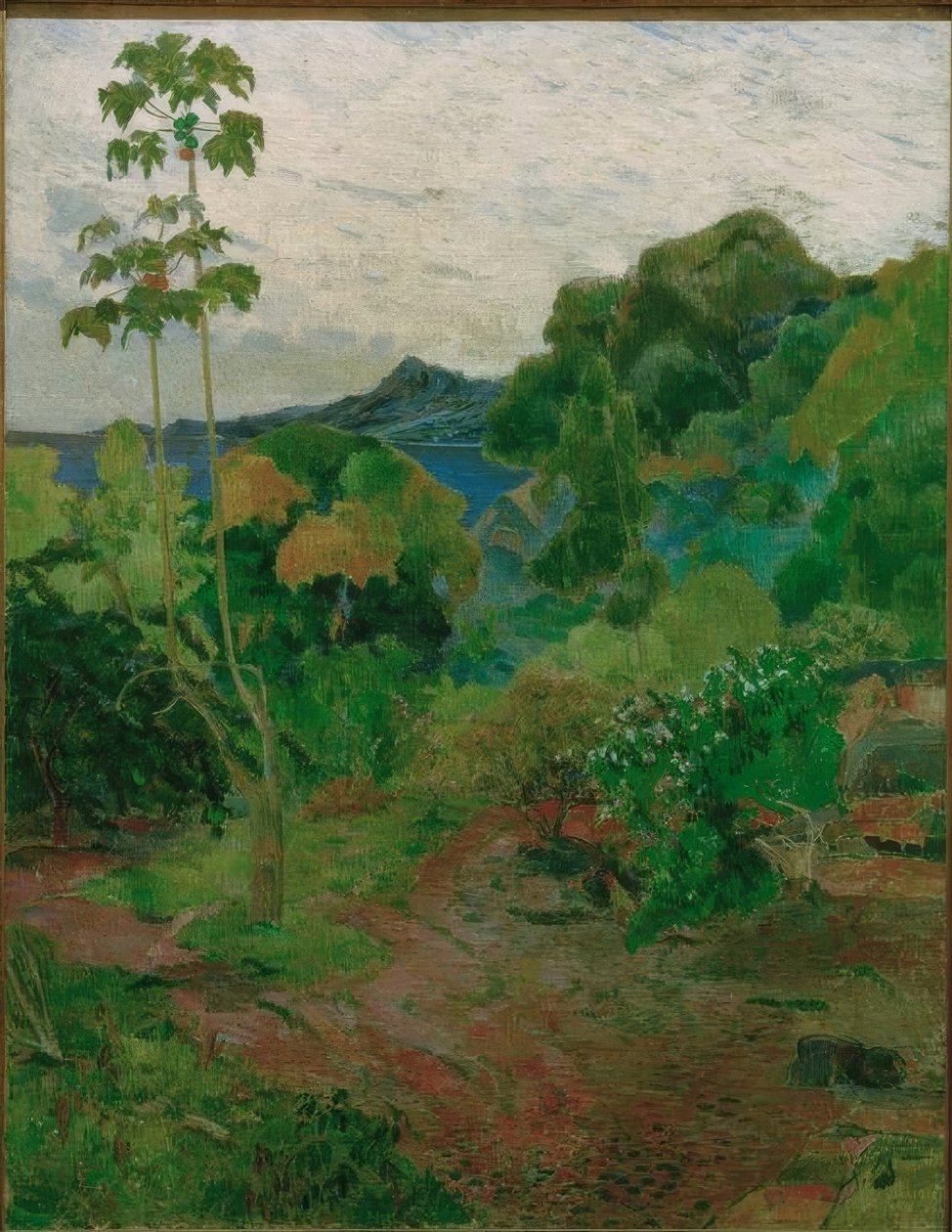 Tropikalny krajobraz autorstwa Paul Gauguin