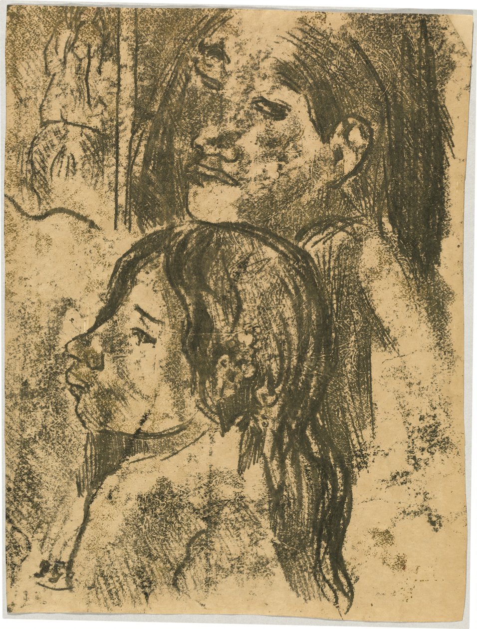 Dwa markizy [rekto] autorstwa Paul Gauguin