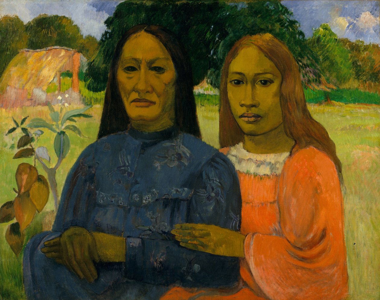 Dwie kobiety autorstwa Paul Gauguin