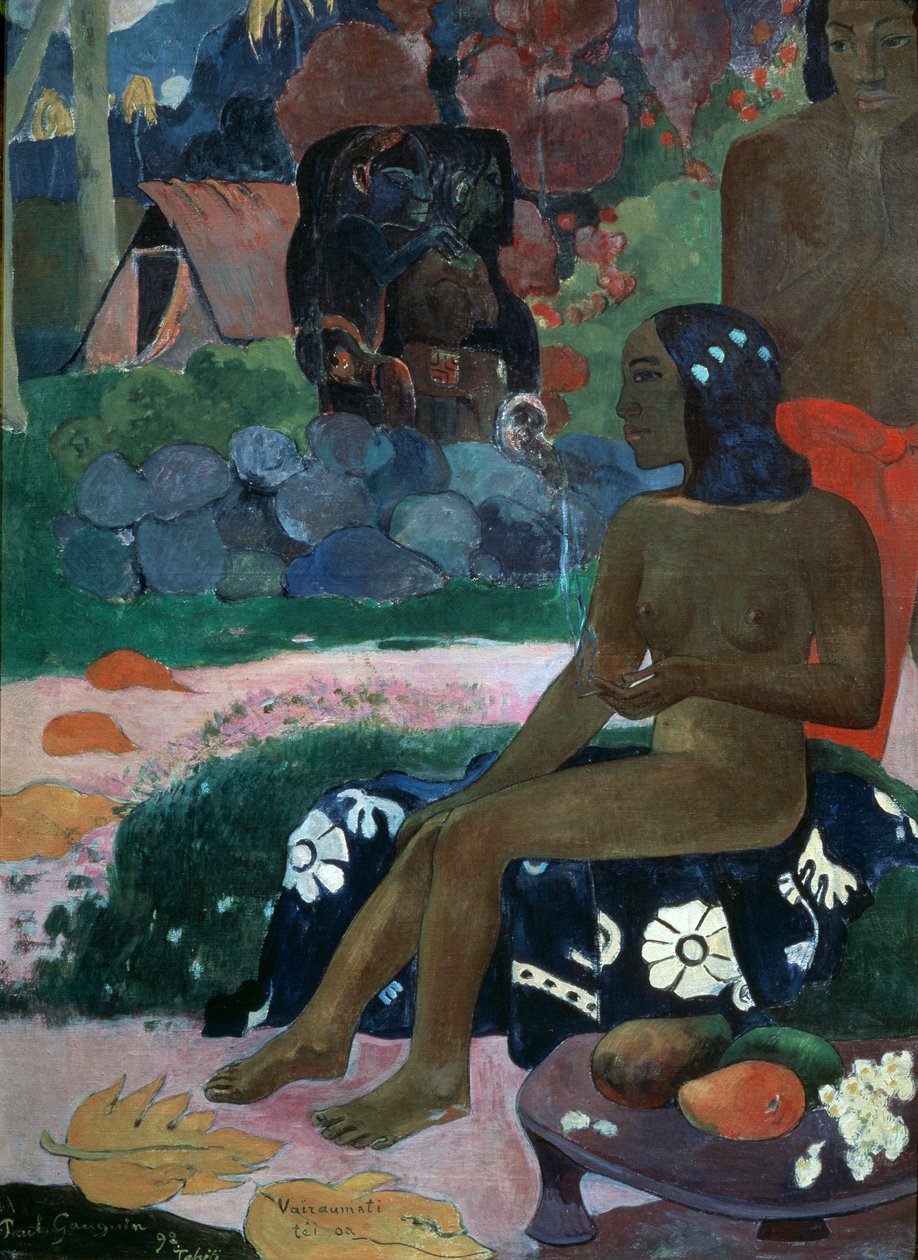 Vairaumati Tei Oa Nazywa się Vairaumati, 1892. autorstwa Paul Gauguin