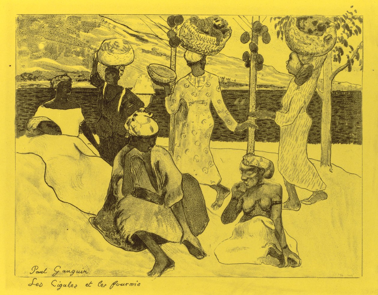 Suita Volpini: Koniki polne i mrówki autorstwa Paul Gauguin