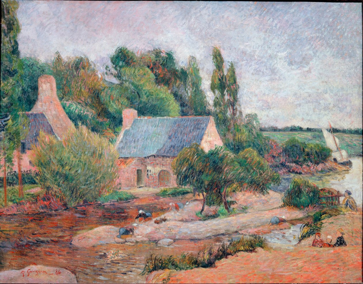 Praczki w Pont-Aven autorstwa Paul Gauguin