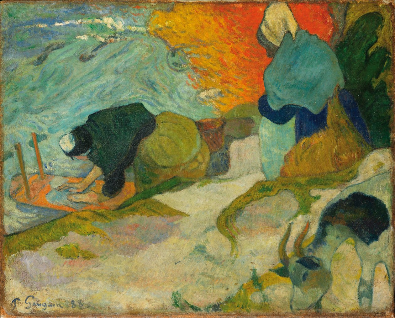 Praczki w Arles autorstwa Paul Gauguin