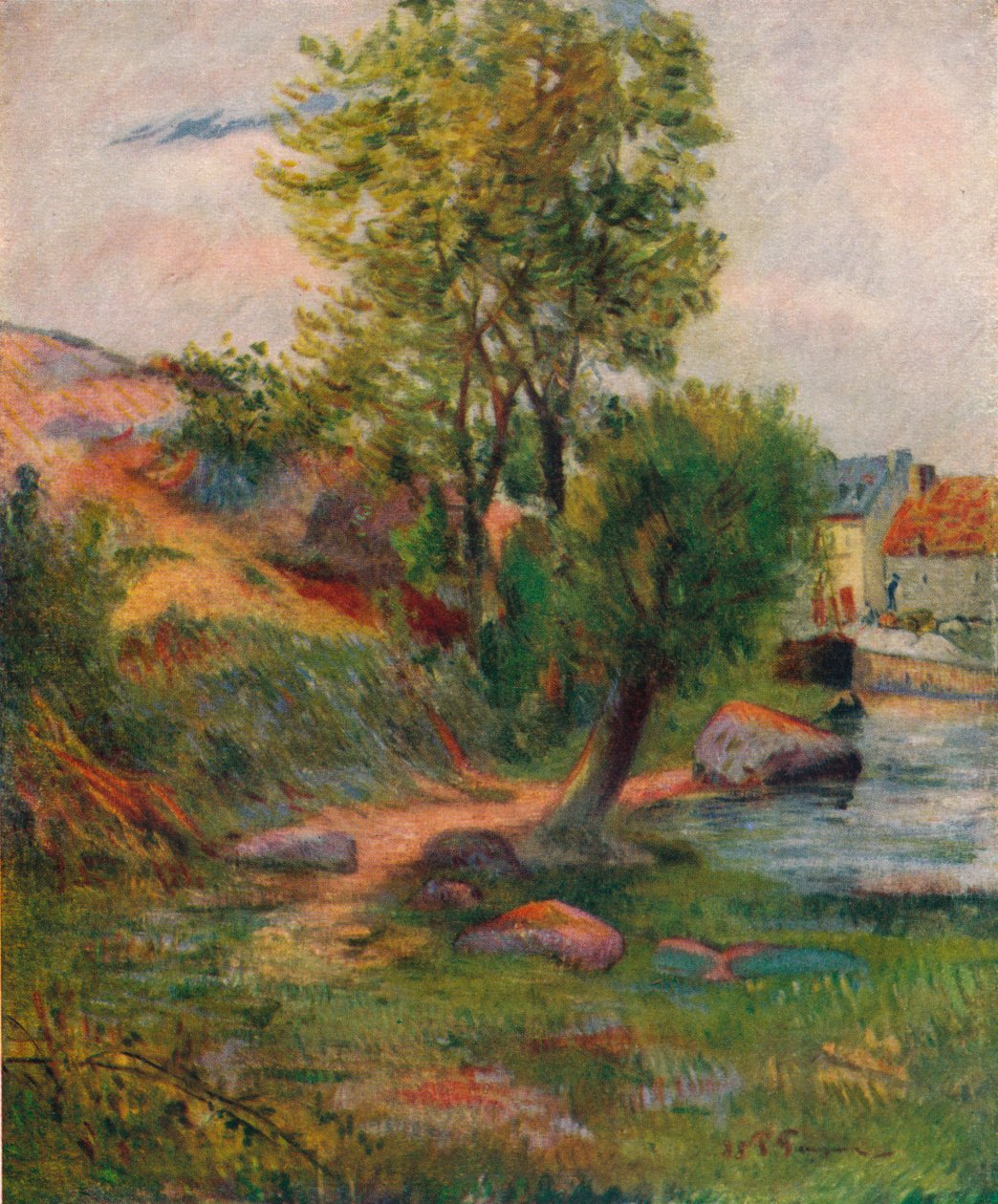Wierzba nad Aleją, 1888, 1938 autorstwa Paul Gauguin