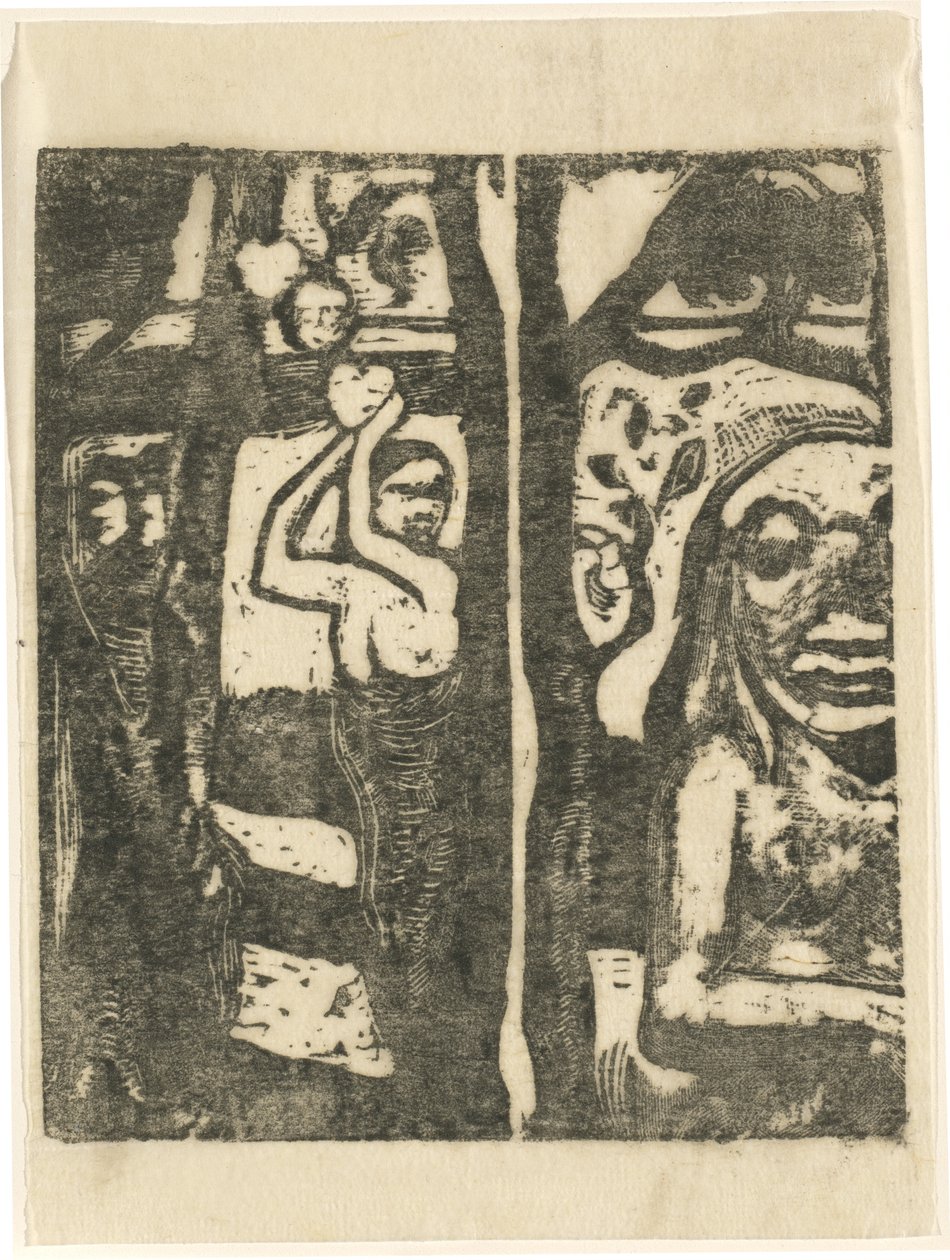 Kobieta zbierająca owoce i dziki autorstwa Paul Gauguin