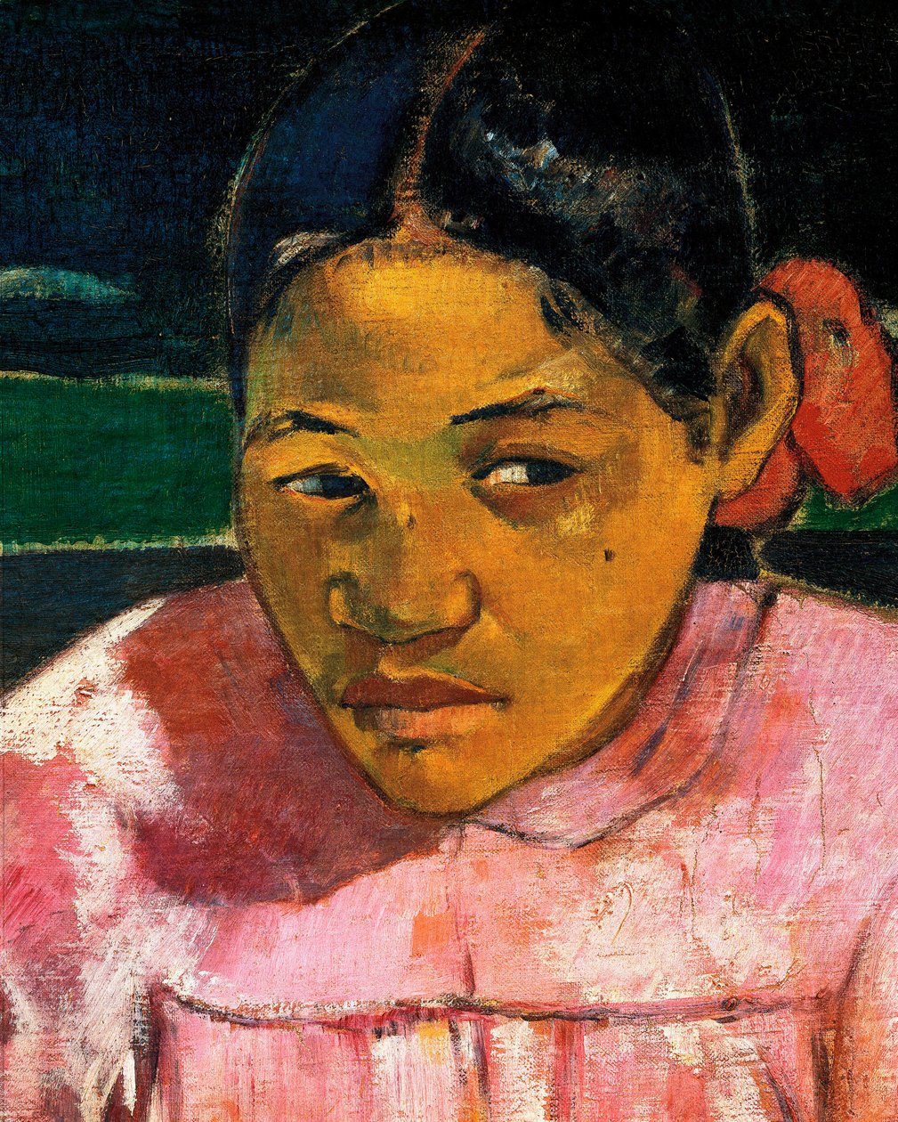„Kobiety Tahiti” lub „Na plaży” (szczegół) autorstwa Paul Gauguin