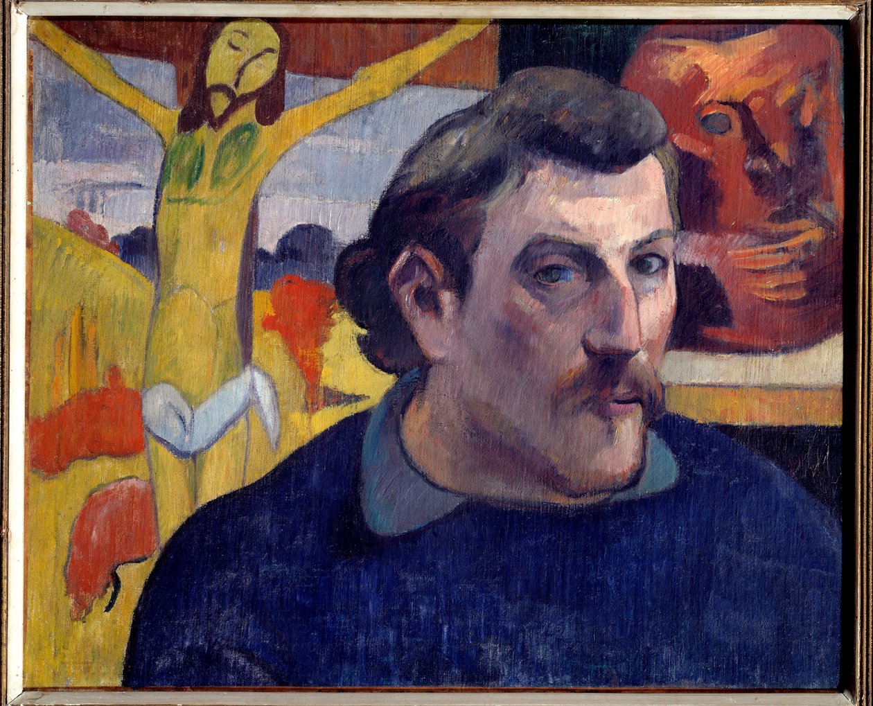 Autoportret żółtego Chrystusa. Obraz Paula Gauguina (1848-1903) autorstwa Paul Gauguin