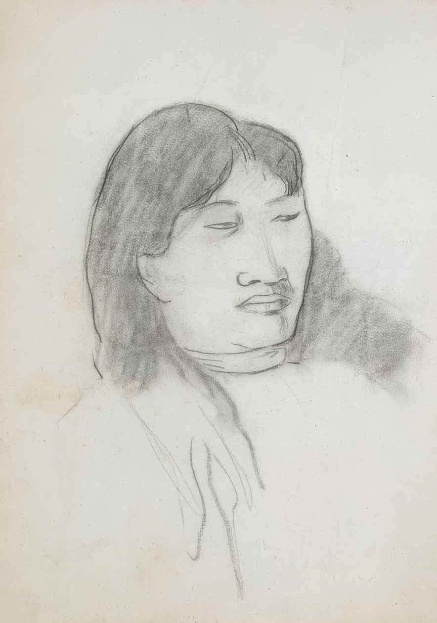 Studium młodego Tahitańczyka autorstwa Paul Gauguin