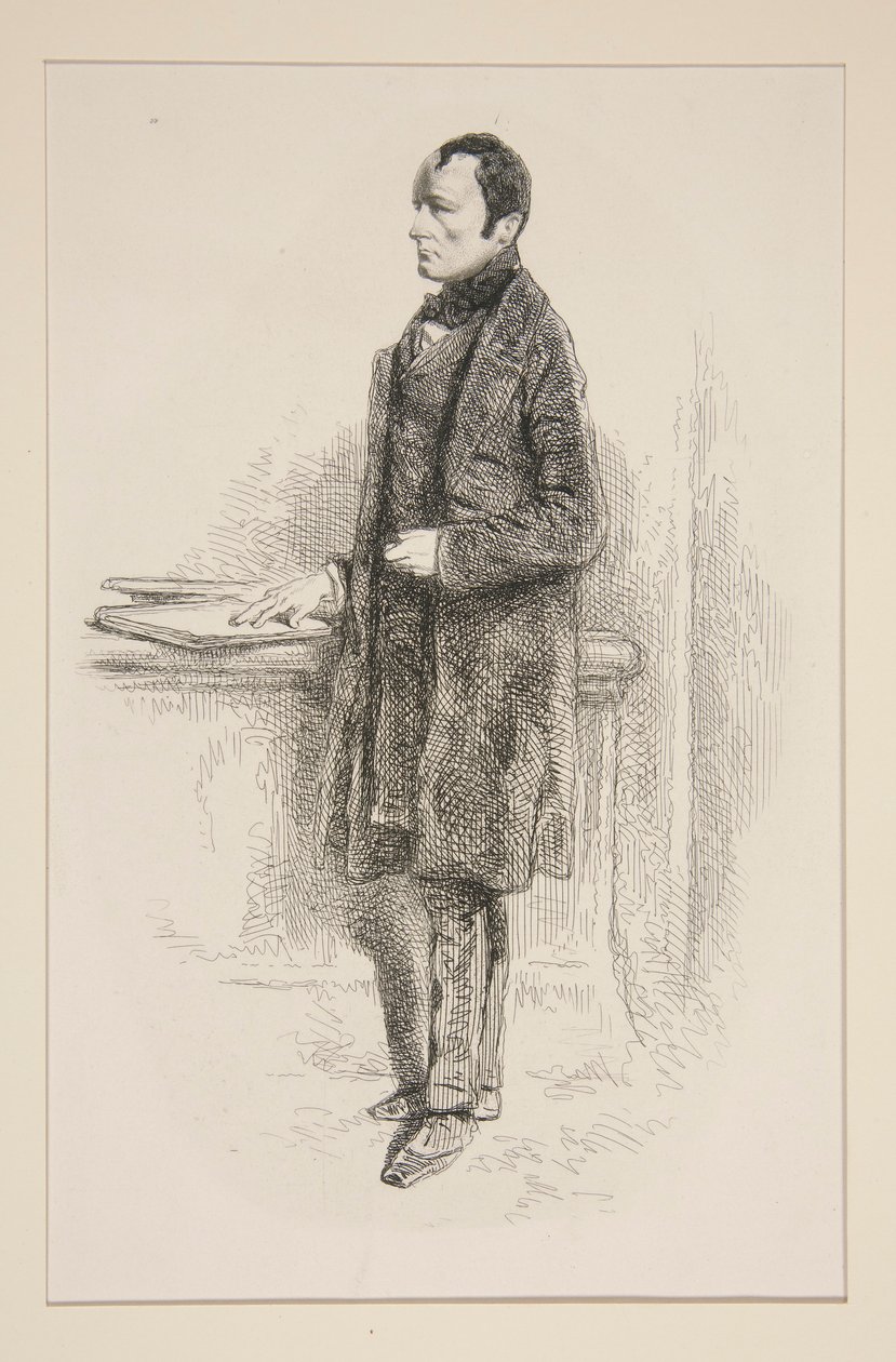 (PAWEŁ DELAROCHE.) autorstwa Paul Gavarni