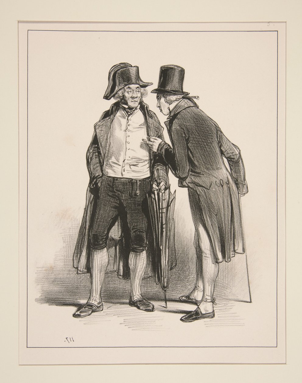 1806. MIESZKAŃCY PARYŻA. autorstwa Paul Gavarni