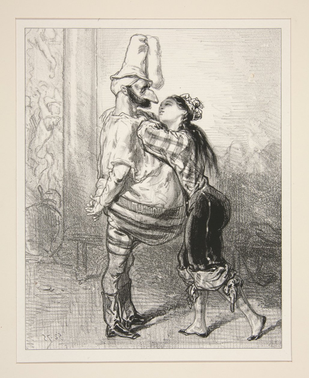 Zjadłeś już obiad, Pierrot autorstwa Paul Gavarni