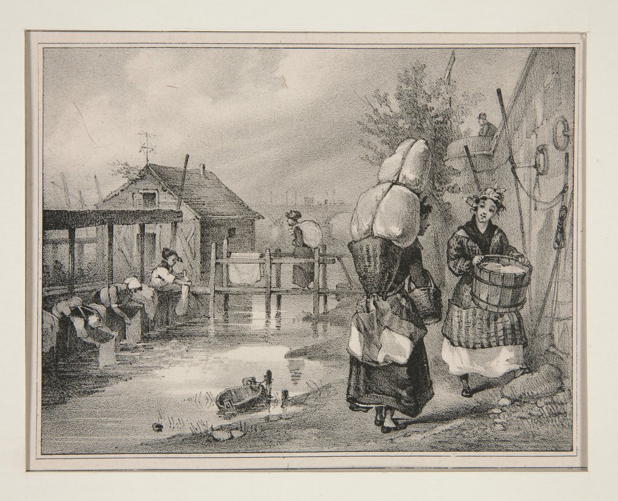 PRALKI. autorstwa Paul Gavarni