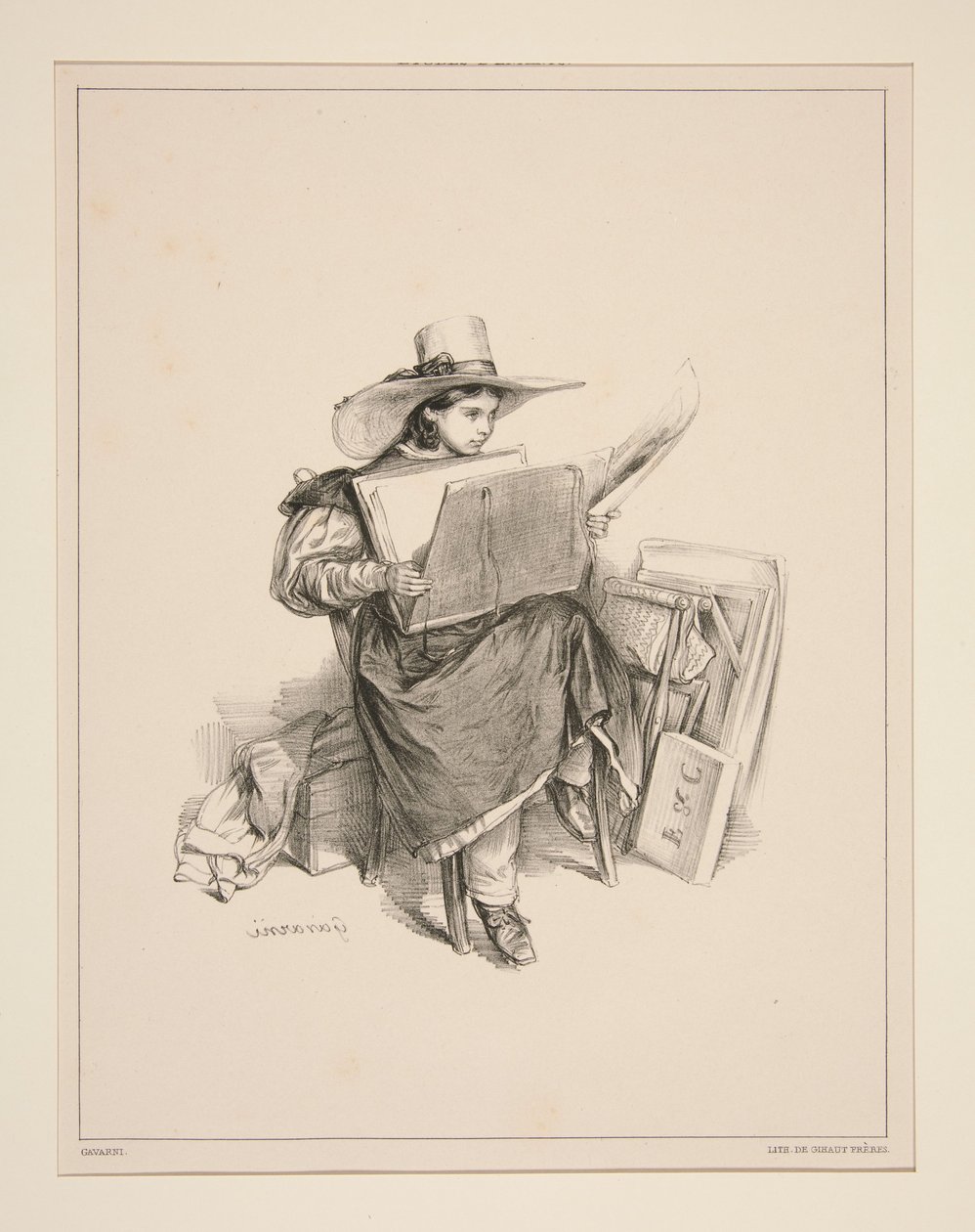 Clotilde autorstwa Paul Gavarni