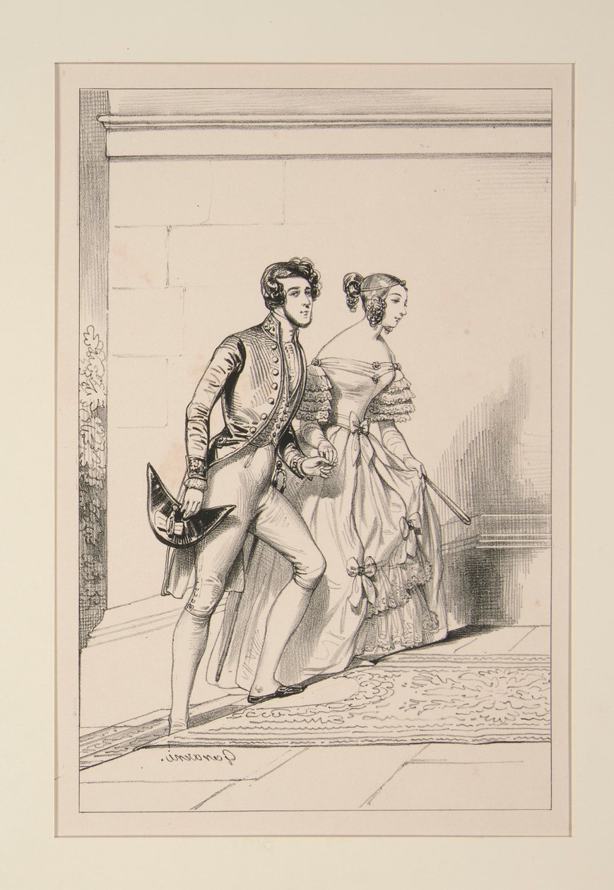 KOSTIUM SĄDOWY 1837 autorstwa Paul Gavarni