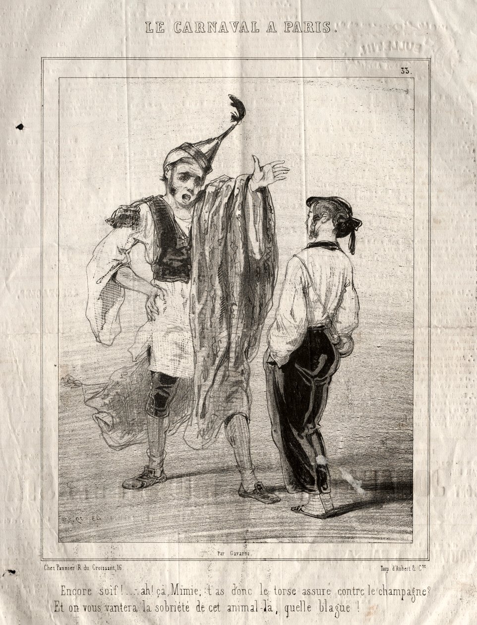 Karnawał, 1841-1843. autorstwa Paul Gavarni