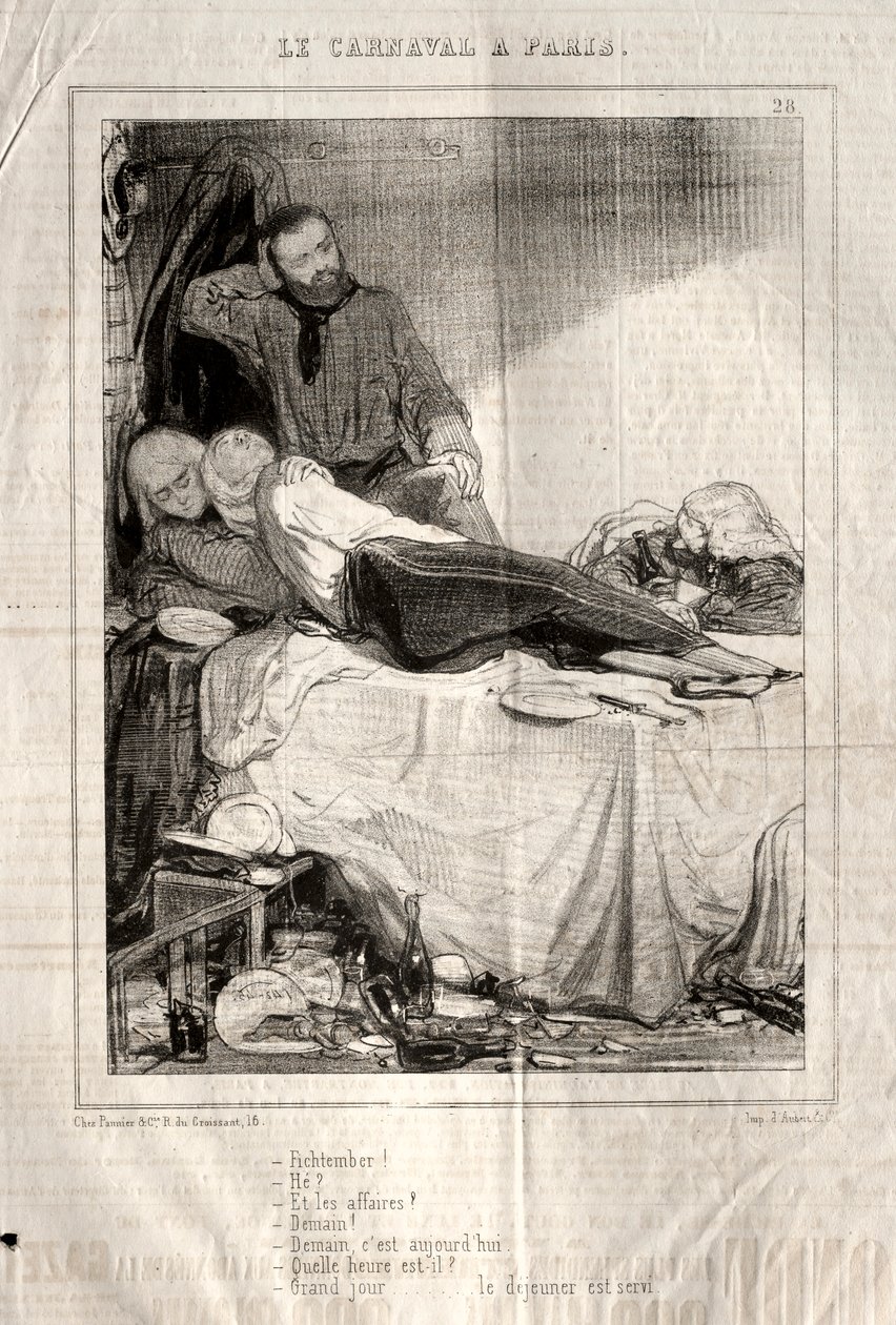 Karnawał, 1841-1843. autorstwa Paul Gavarni