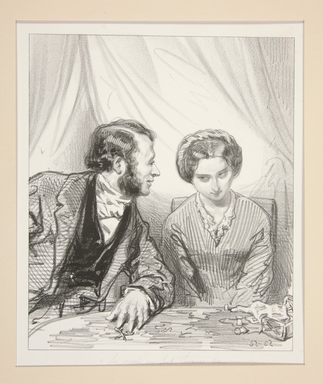 Jak źle kłamiesz, mój drogi autorstwa Paul Gavarni