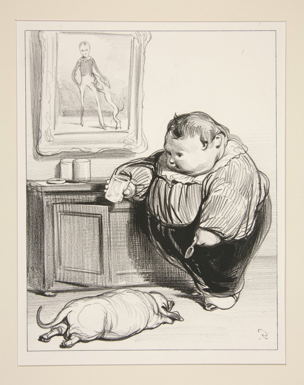 Niebezpieczny wpływ orientalnych makaronów... autorstwa Paul Gavarni