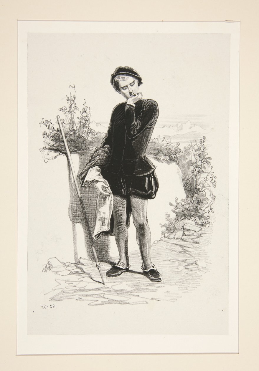 HENRYK IV JAKO DZIECKO. autorstwa Paul Gavarni