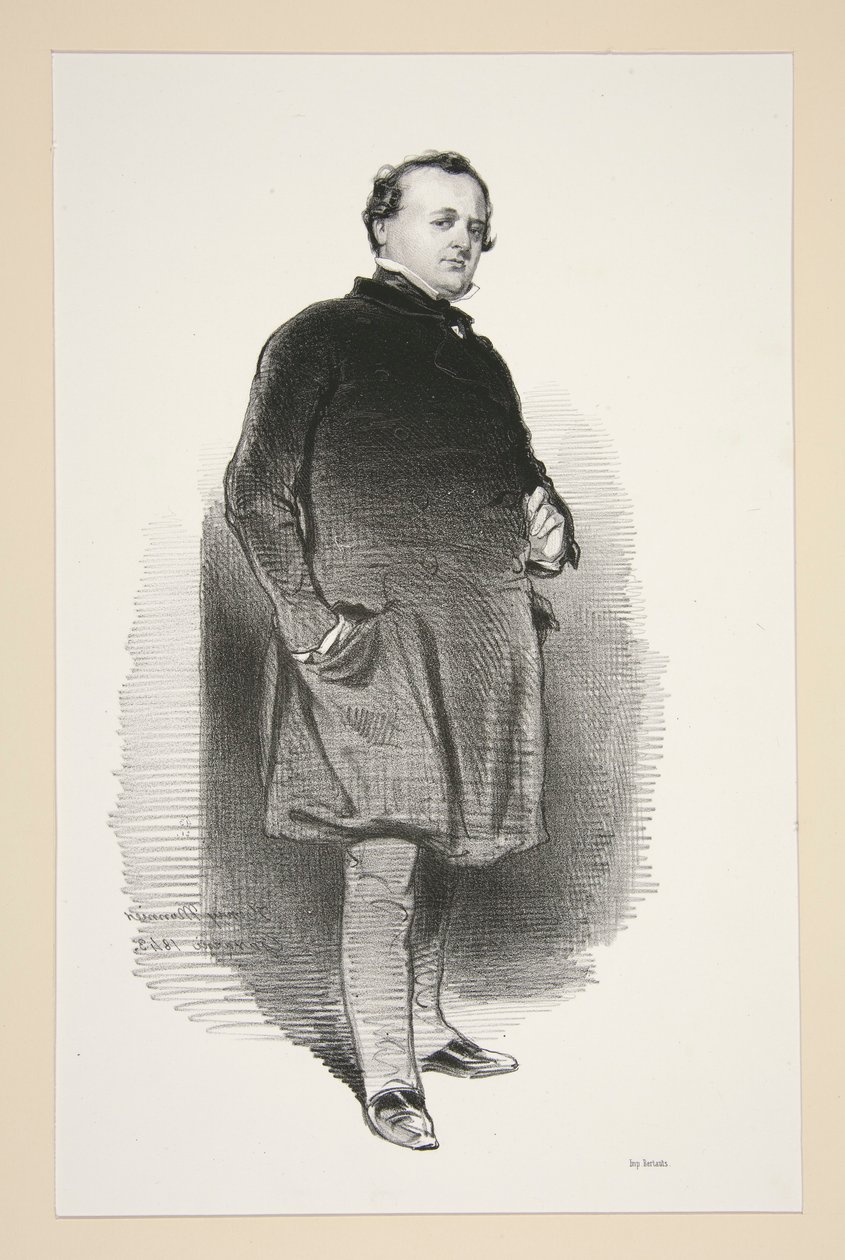 Henry Monnier autorstwa Paul Gavarni