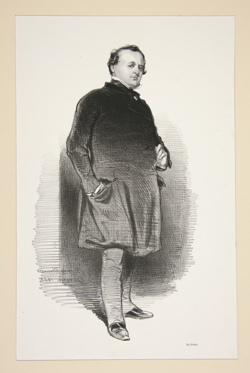 Henri Monnier autorstwa Paul Gavarni