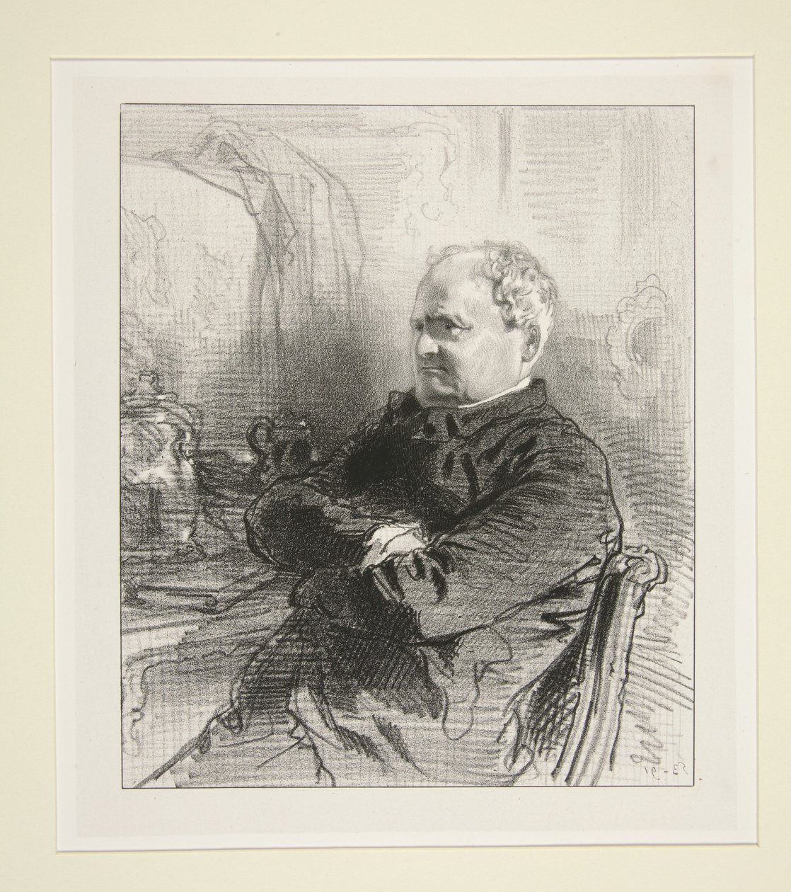 Henri Monnier autorstwa Paul Gavarni