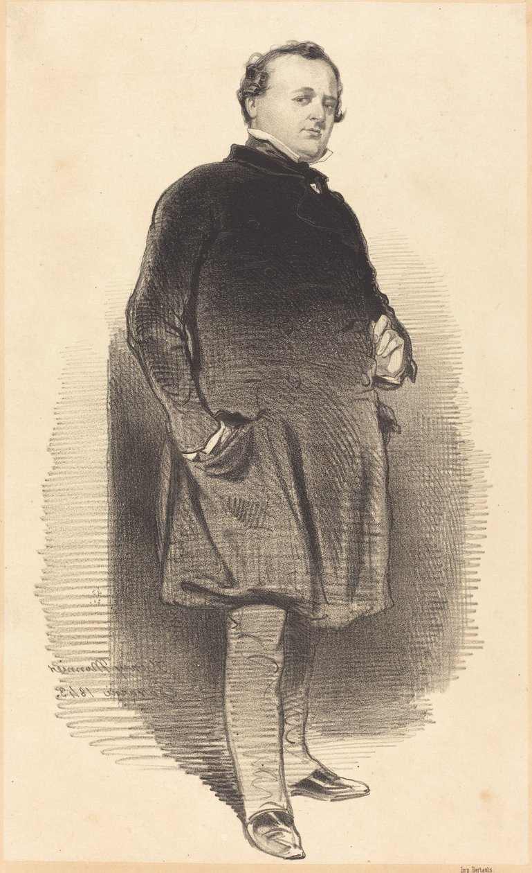 Henry Monnier autorstwa Paul Gavarni