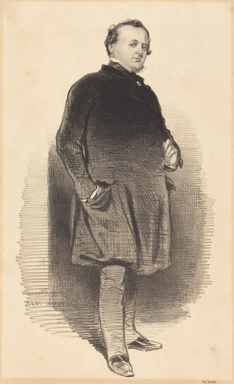 Henry Monnier autorstwa Paul Gavarni
