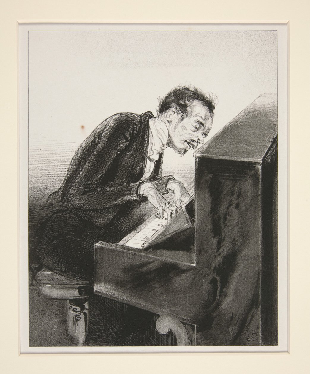 Melancholijne improwizacje autorstwa Paul Gavarni