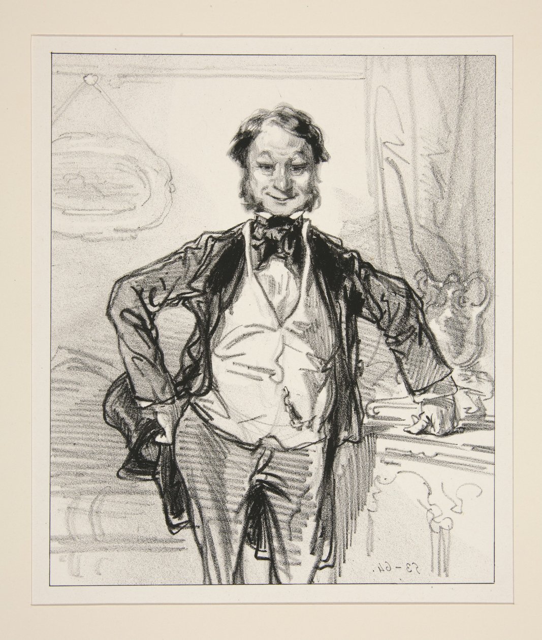 Jestem mężem madame Jolibiais. autorstwa Paul Gavarni