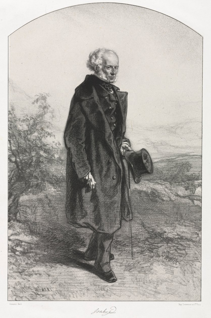 Jean-Baptiste Isabey, 1854-1856. autorstwa Paul Gavarni
