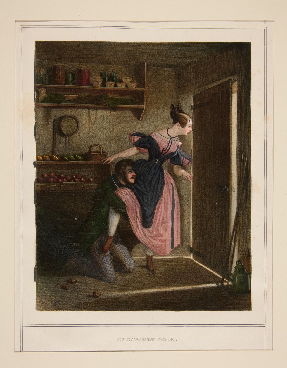 CZARNA KABINET autorstwa Paul Gavarni