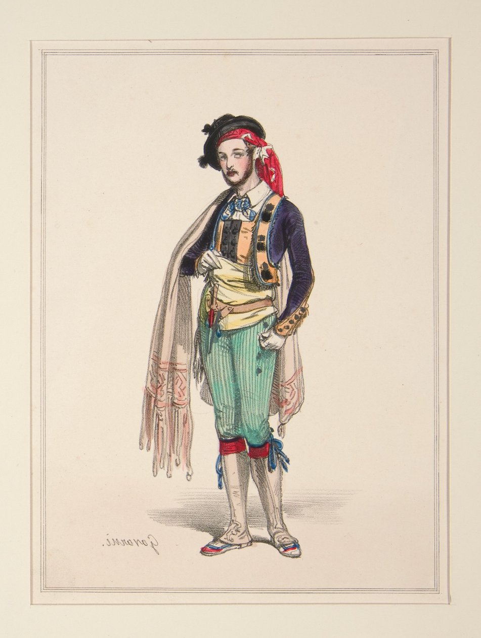 MULETIER. (Strój sceniczny). autorstwa Paul Gavarni