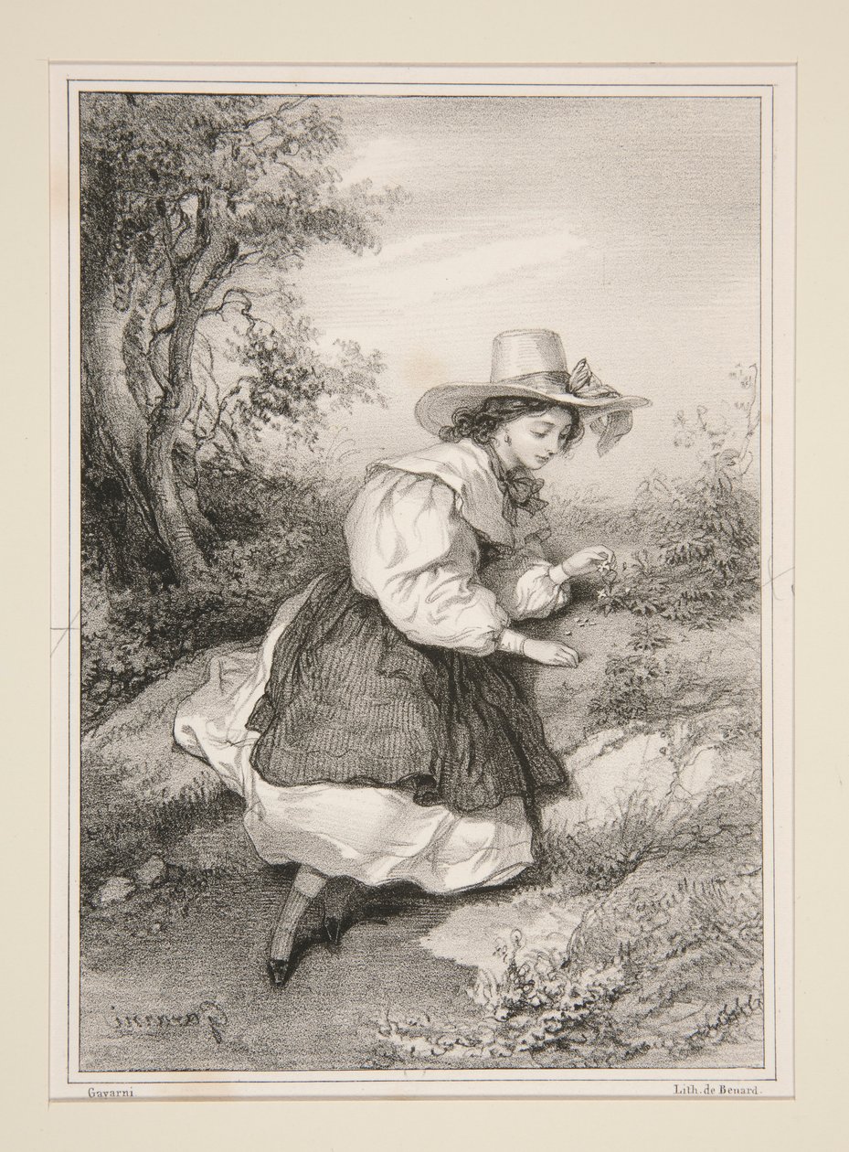 Dwie Paquettes. autorstwa Paul Gavarni