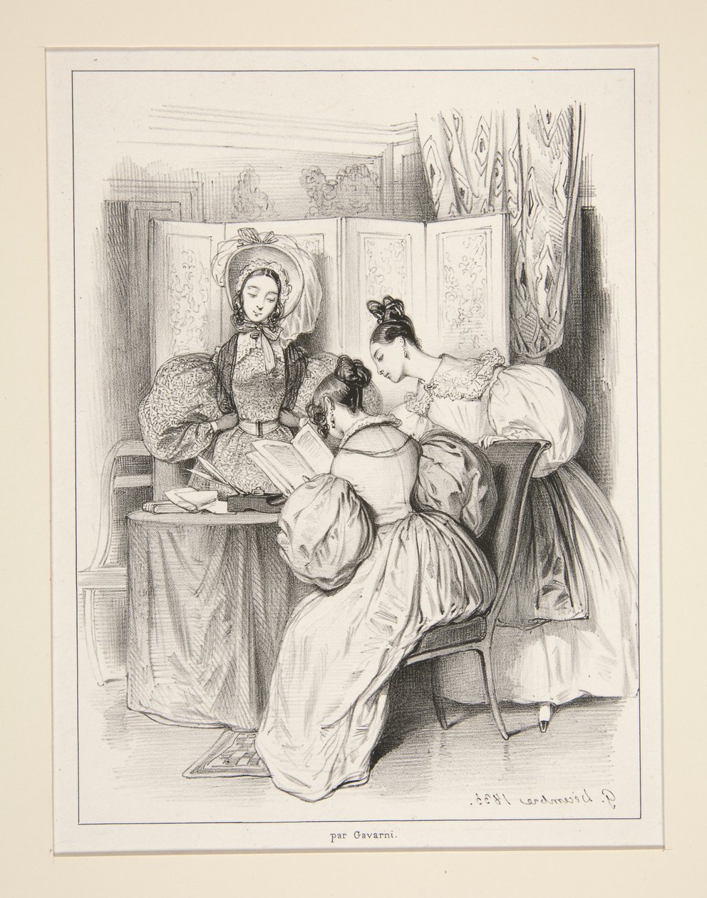 Kobiety. Journal du Siècle. autorstwa Paul Gavarni