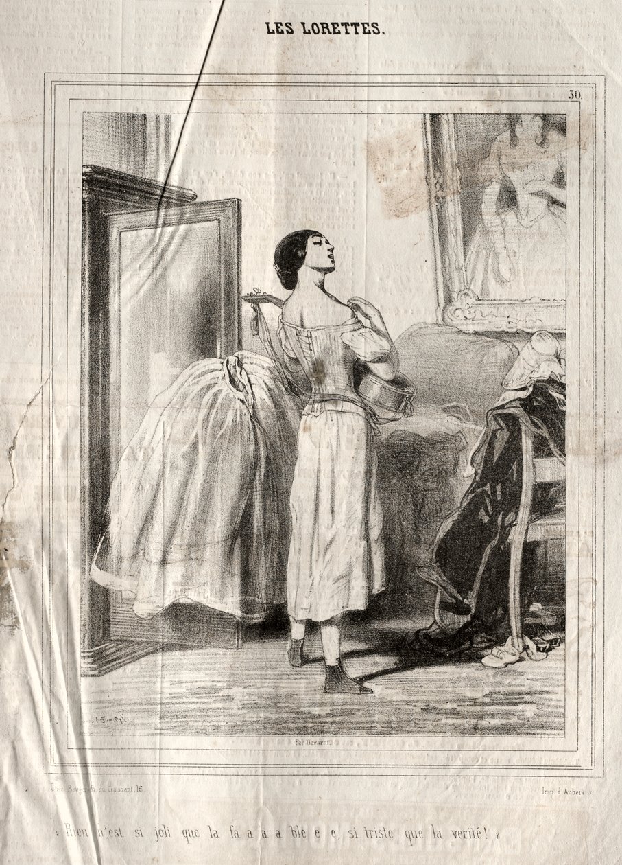 Lorety autorstwa Paul Gavarni