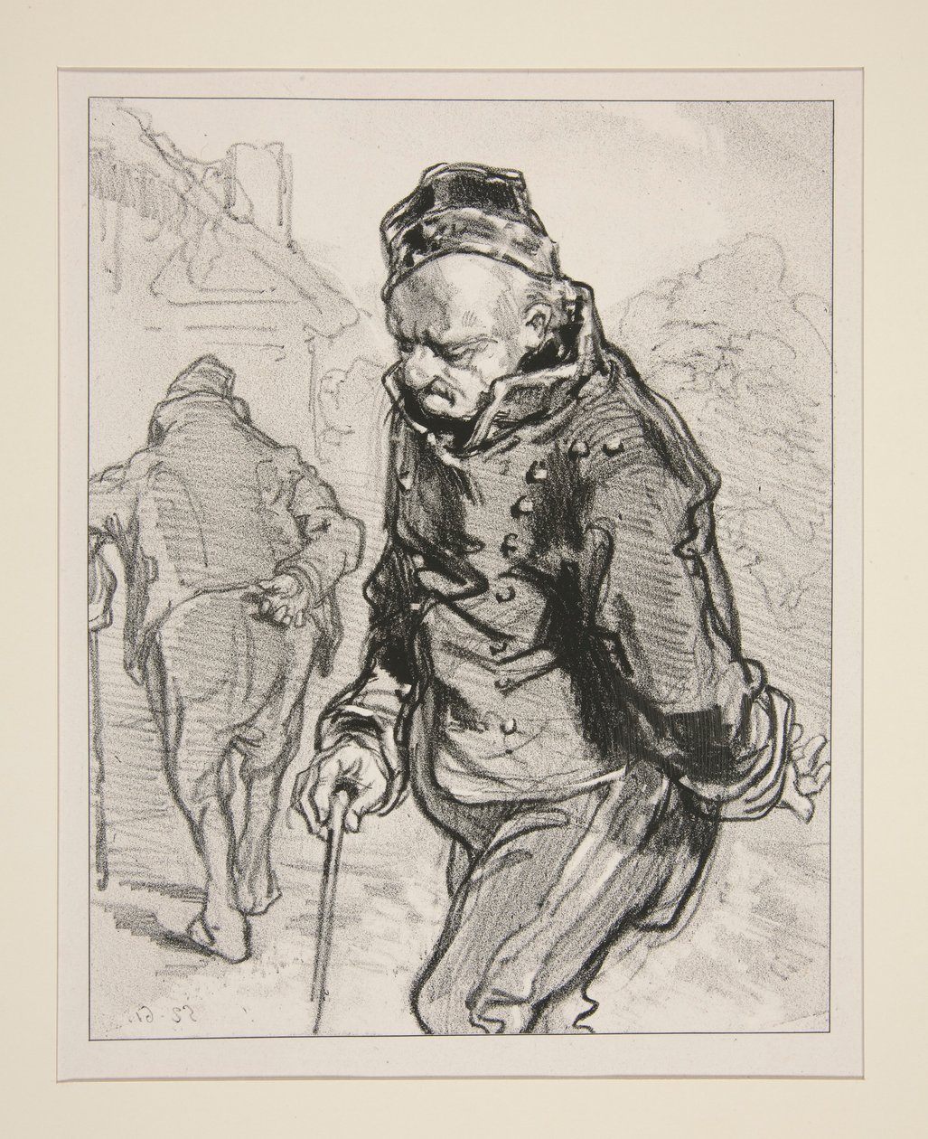 Dwóch Edmondów. autorstwa Paul Gavarni