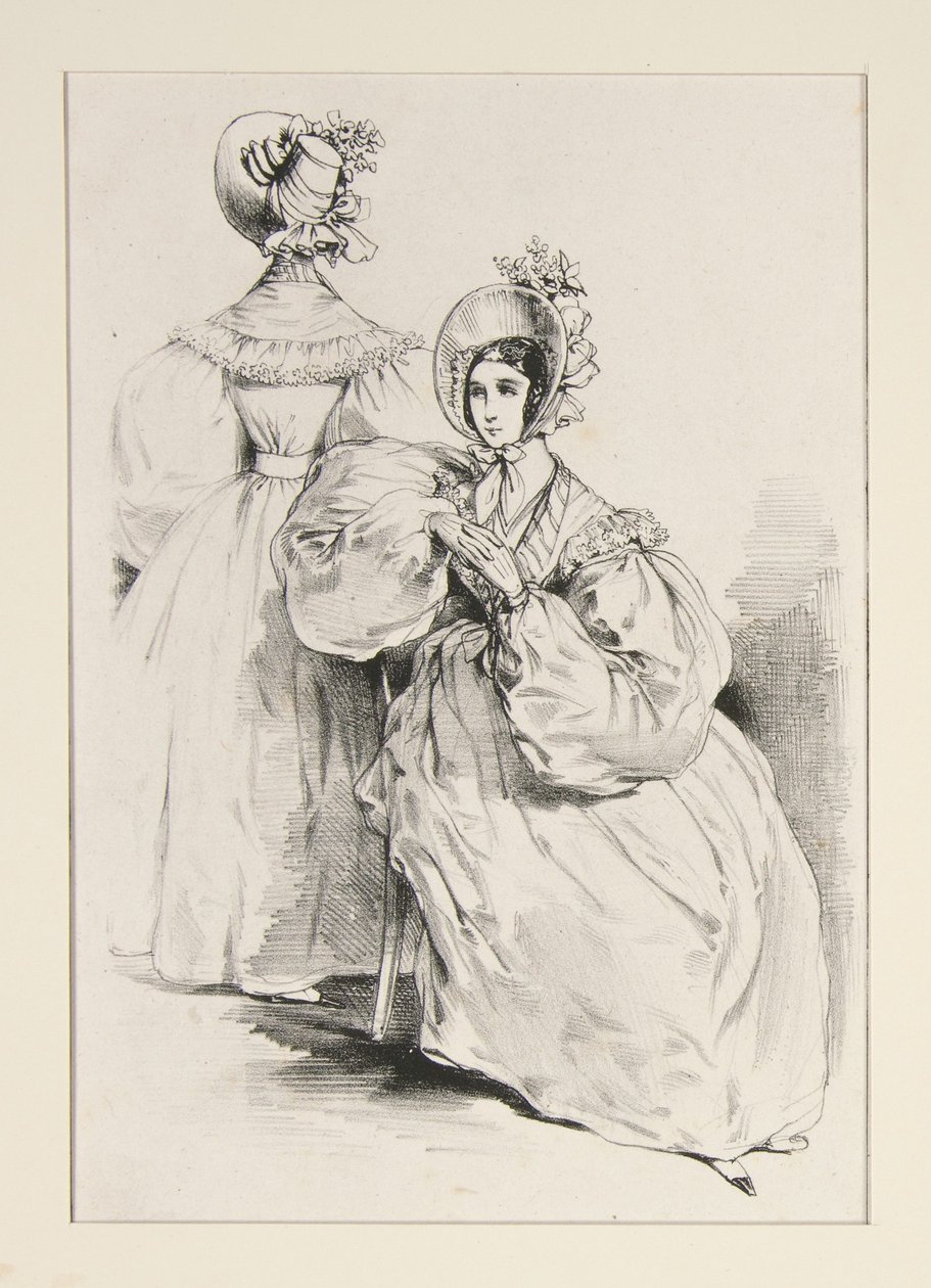 MAJ 1836 r. Suknie z jacony. ... autorstwa Paul Gavarni